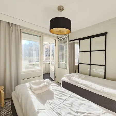 Modern One-bedroom With Glazed Sun Balcony, 350m Metro Helsinki