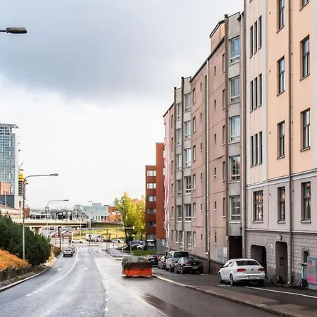 Modern One-bedroom With Glazed Sun Balcony, 350m Metro Apartment Helsinki