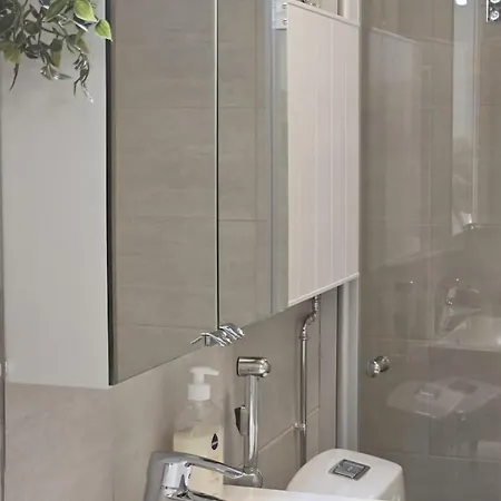 Modern One-bedroom With Glazed Sun Balcony, 350m Metro Apartment